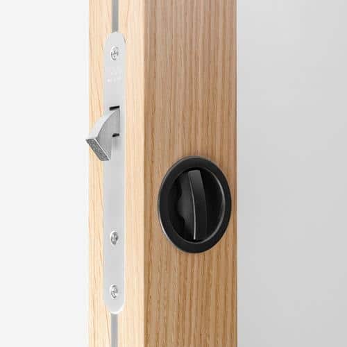 Door Locks Thumb and Coin Turn in Black