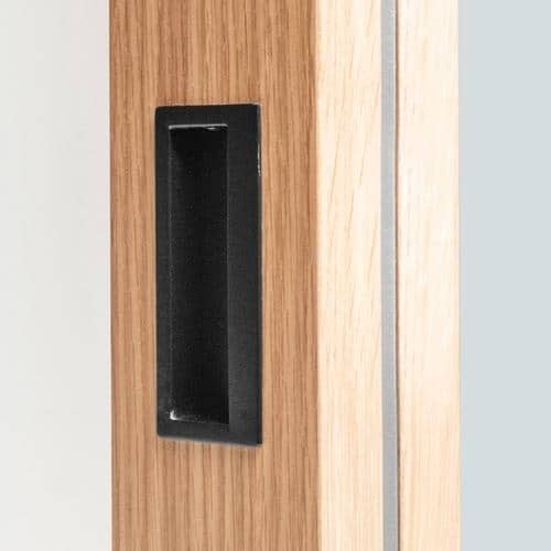 Door Pull Rectangular in Black