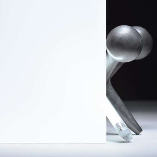 Solid Insert White Laminate