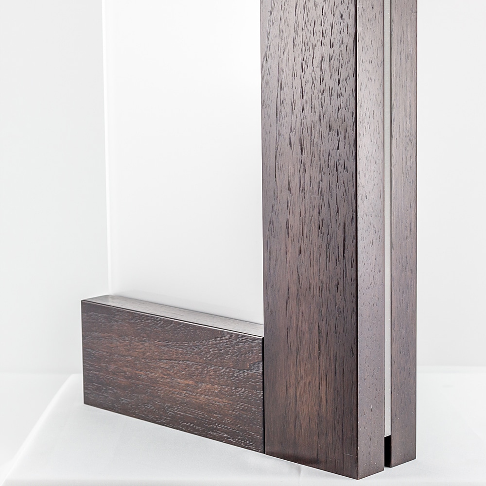 Veneer Frame Coffee Wood L Sample