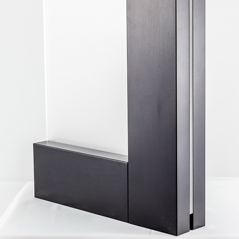 Veneer Frame Painted Black L Sample