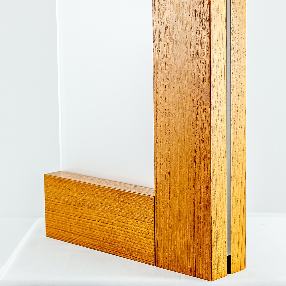 Veneer Frame Natural Teak L Sample
